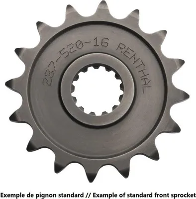 Image de RENTHAL Pignon avant standard en acier 515U -520