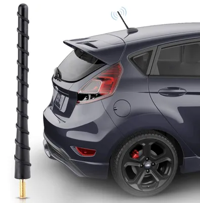 Autoantenne 18 cm, FM/AM/DAB, M4/M5/M6-Gewinde, schwarz
