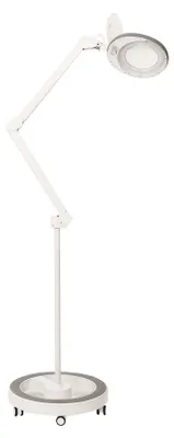 Obrázek produktu pro Lumeno 61597215G - Lupenleuchte LED Echtglaslinse 5 Dioptrien mit Rollstativ