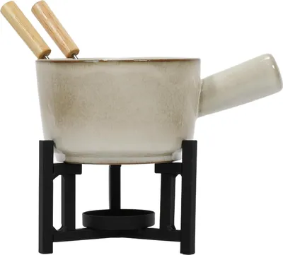 Zdjęcie produktu dla Zestaw do fondue porcelanowy 450 ml, 4 el.