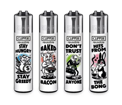 Produktbild von Clipper Feuerzeug 4er Set FFX Statements #2