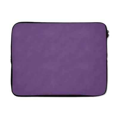 Produktbild von MuchoWow® Laptop Hülle 17 Zoll Laptoptasche Leder - Lila - Tierhaut - Zipper - Schutzabdeckung