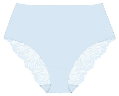 Productafbeelding van Lichtblauwe micro-maxi jurk