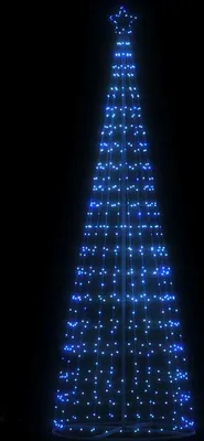 Obrázek produktu pro Maison Exclusive – LED vánoční stromek, 550 LED diod, modrá barva, výška 300 cm