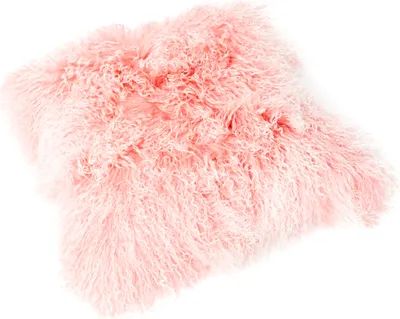Produktbild von Tibetlamm Kissen Kissenbezug (ohne Inlet) JYB02 Rosa (Tops) 40x40cm