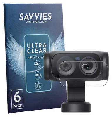 Produktbild von 6x Für Insta360 Luna Ultra (Linse) Schutzfolie Savvies Displayschutz Display Schutz Folie Klar Transparent