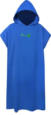 Produktbild von Surf Poncho Wickeltuch Schnelltrocknende Robe mit Kapuze Mikrofaser Stranddecke Badetuch Badetuch Neoprenanzug Strandponcho fš¹r Erwachsene