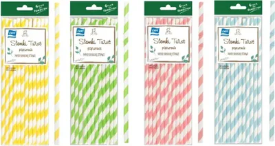 Zdjęcie produktu dla Słomki papier Ravi 12 szt.