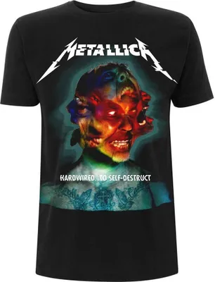 Produktbild von Metallica - "Hardwired" T-Shirt für Herren/Damen Uni RO742 (M) (Schwarz)
