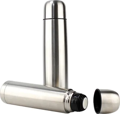 Produktbild von Michelino 0,5 Liter Isolierkanne Thermoflasche Isolierflasche SILBER 54543