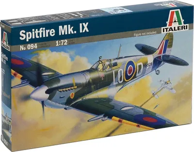 Zdjęcie produktu dla Zestaw modelarski samolot 0094 - SPITFIRE MK.IX (1:72)