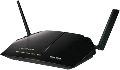 Produktbild von NETGEAR D6220, Wi-Fi 5 (802.11ac), Dual-Band (2,4 GHz/5 GHz), Ethernet/LAN, ADSL, Schwarz, Tabletop-Router