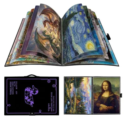 Immagine prodotto di Organizzatore per puzzle con 20 scomparti, ideale per puzzle da 1000 pezzi. Perfetto come regalo