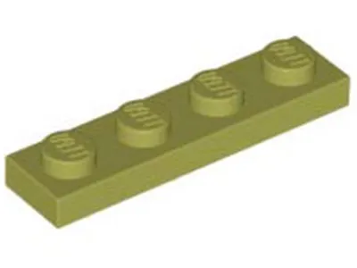 Produktbild von Lego® 1x4 Platte 3710 - 250 Stück Olivegrün