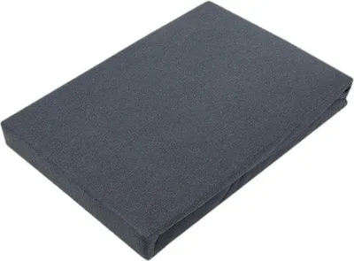 Immagine prodotto di Lenzuolo con angoli Unyqoos® – 1 lenzuolo con elastico tutto intorno, 100% cotone, 180–200×200 cm, antracite, Öko-Tex Standard 100, lavorazione Sanfor
