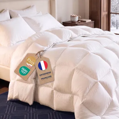 Immagine prodotto di FLANDRIA Piumone Molto Caldo con Piume e Piumino 850 g/m², 220x240 cm