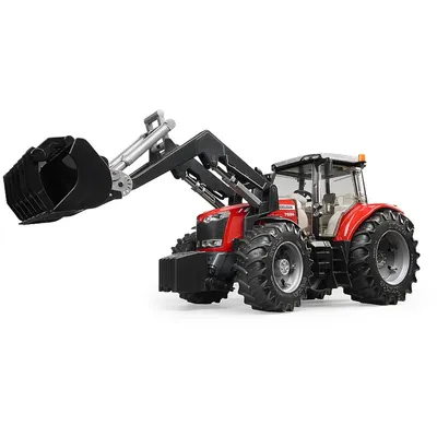 Imagen del producto de Bruder, tractor Massey Ferguson 7624 con cargador frontal