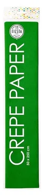 Image de Papier crépon Globos 50 x 250 cm vert pomme, lot de 12