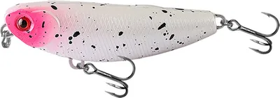 Produktbild von 5,5 cm/5,6 g Topwater-Bleistiftköder mit Drillingshaken, realistischer schwimmender Jigging-Angelköder, Süßwasser-Salzwasser-Forelle, Barsch, Zander, Angelzubehör