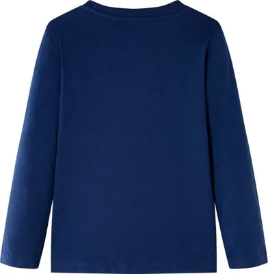 Immagine prodotto di vidaXL Camicia a maniche lunghe per bambini blu navy 116