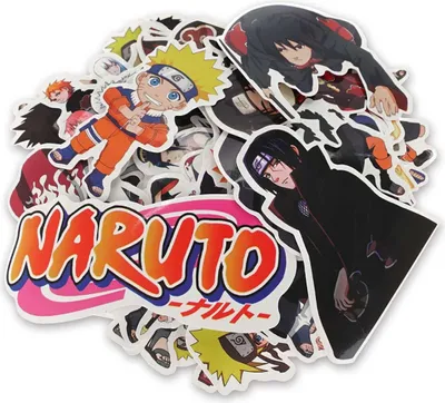 Obrázek produktu pro Kvalitní vinylové samolepky Naruto | 63 samolepek