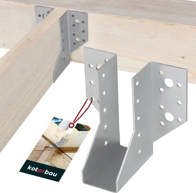 Obrázek produktu pro KOTARBAU® Botička na nosník 38 x 110 mm Spojka na nosník z pozinkované oceli Botička na nosník Spojka na nosník pro vysoké zatížení Spojka na dřevěný nosník Spojka na dřevěný nosník Dřevěný nosník Dřevěný nosník