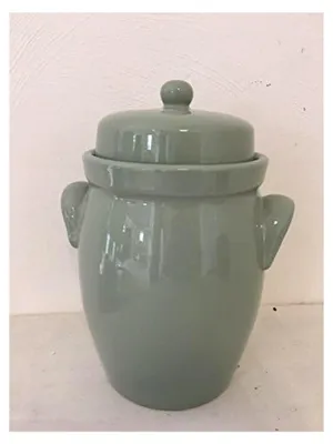Produktbild von Gärtopf aus Steinzeug, 5 Ltr. in pastell-grün für Obst und Früchte