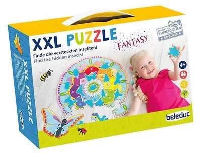 Produktbild von Beleduc Holzpuzzle Lernspielzeug Insekten bunt für Kinder