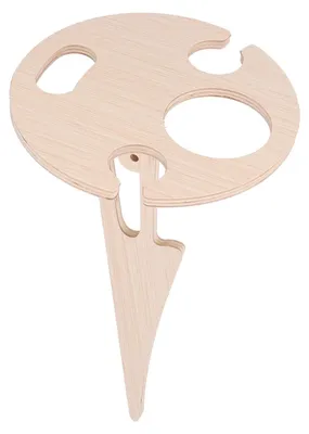 Produktbild von Picknicktisch aus Holz, klappbar, Rotweintisch, tragbarer Snacktisch für Strand und Picknick