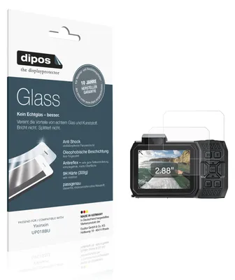 Produktbild von 2x Schutzfolie für Yixinxin UP018BU matt - Anti-Shock 9H Folie dipos Glass Kunststoffglas