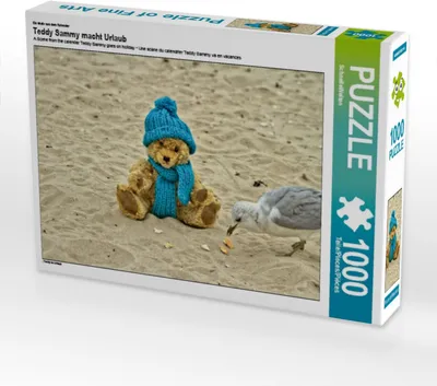 Produktbild von Calvendo Ein Motiv aus dem Kalender Teddy Sammy macht Urlaub 1000 Teile Puzzle quer 640x480mm, CALVENDO; 7290507