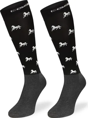 Produktbild von SKIETY Reitsocken aus Mikrofaser Reitsocken Damen & Kinder Kniestrümpfe - 39-42 - Horses