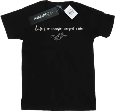 Produktbild von Disney - "Life's A Magic Carpet Ride" T-Shirt für Damen BI17338 (M) (Schwarz)