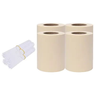 Produktbild von vidaXL Garten-Sichtschutz 4 Stk. PVC 35x0,19 m Creme
