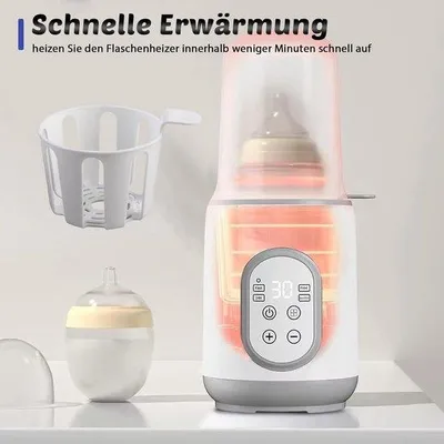 Produktbild von Babyfleswarmer 8-in-1, intelligente temperatuurregeling, alle babyflessen, moedermelk, melkvoeding