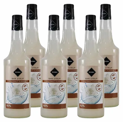 Produktbild von Rioba Coconut (Kokosnuss) Syrup (6 x 0,7L)