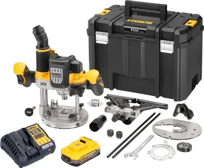 Zdjęcie produktu dla Frezarka akumulatorowa DeWalt DCW 620 H1T 18 V 12 mm bezszczotkowa + 1x akumulator Powerstack 5,0 Ah + ładowarka + TSTAK