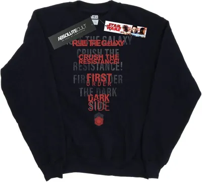 Produktbild von Star Wars - "The Last Jedi Dark Side Echo" Sweatshirt für Herren BI46199 (M) (Schwarz)