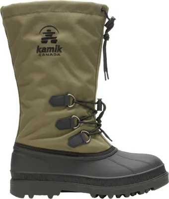 A single boot is shown against a white background.