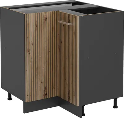 Produktbild von Eckunterschrank Vicco R-Line Artisan-Eiche 75.6 cm ohne Arbeitsplatte, Model 49086