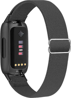 Zdjęcie produktu dla INF Elastyczny pasek Fitbit Inspire 3 z nylonu Ciemno szary