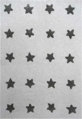 Image de Tapis pour enfants en coton fait main ETOILE