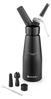 Obrázek produktu pro HENDI Kitchen Line dávkovač krému, černý, Kitchen Line, 0,95 l, černý, ⌀95x(V)320mm