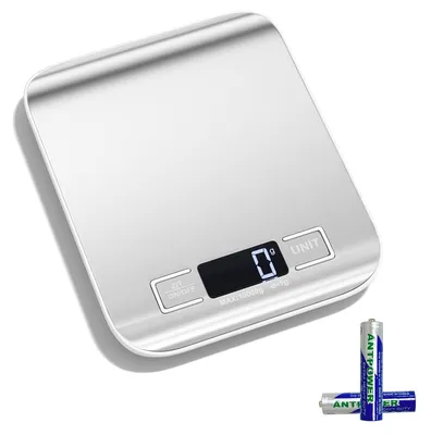 Obrázok produktu pre Kuchynská váha – Kapacita do 10 kg – Nerezová oceľ – Digitálna – S funkciou tarovania