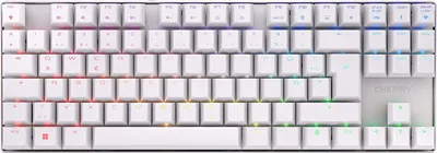 Produktbild von Cherry MX 8.2TKL Gaming RGB Funktastatur, MX-Red, weiß