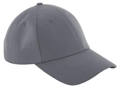 Image de Casquette de baseball Beechfield Uni Authentic 6 panneaux FK251 (taille unique) (gris graphite)