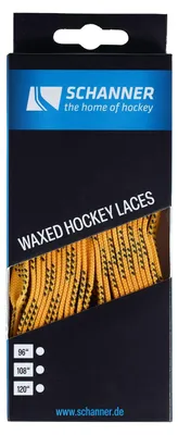 Produktbild von SCHANNER Eishockey-Schnürsenkel gewachst, Farbe:yel, Größe:120'/304cm