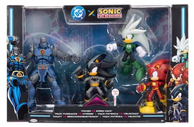 Image de DC Comics Sonic The Hedgehog : lot de 4 figurines, 12 cm