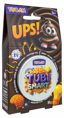 Obrázek produktu pro Tuban TUBI SMART UPS!, Modelářská hlína, Hnědá, Dětský, 1 kusů, Chlapec/děvče, 3 rok/roky