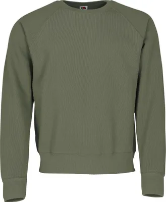Produktbild von Classic Raglan Sweat ,Farbe: oliv + GRATIS MyShirt Stoffbeutel ,Größe: 2XL